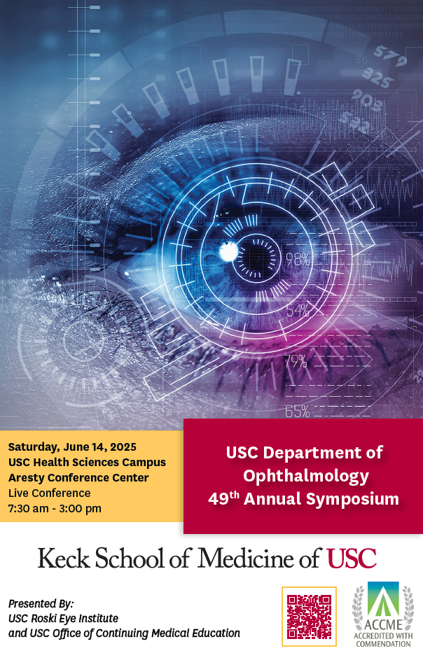 USC Department of Ophthalmology 49th Annual Symposium Banner